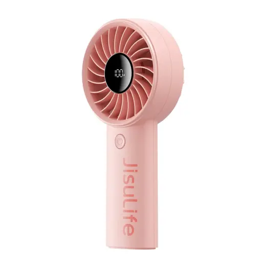 Jisulife Handheld Fan Life4 3600mAh Portable USB Fan - Pink Foto 2