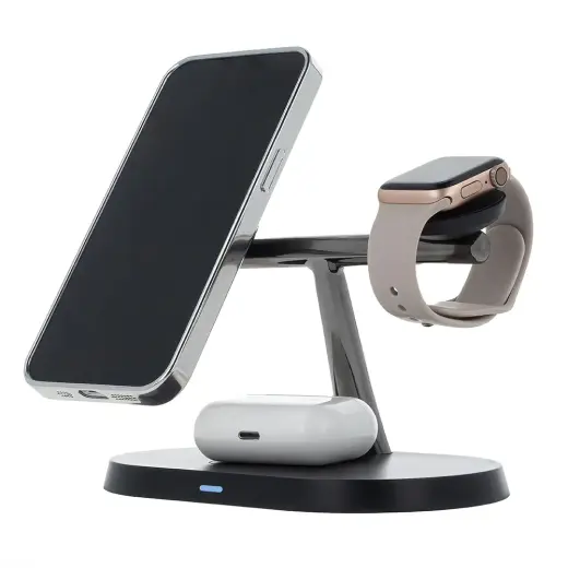 Maxlife MXWC-03 3in1 wireless charger 15W black Foto 12