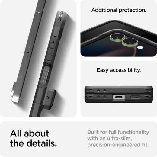 SPIGEN TOUGH ARMOR PRO MAG MAGSAFE GALAXY Z FLIP 7 BLACK Фото num