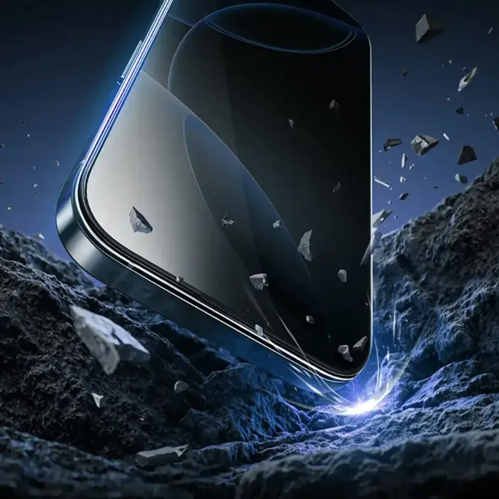 Rock Tempered glass Privacy Full-coverage Anti-static for Iphone 17 Pro Foto 9