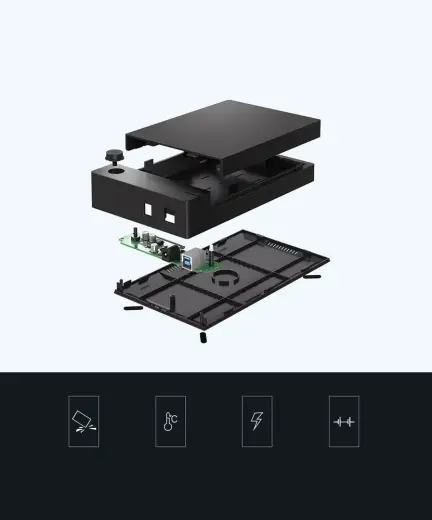 Корпус Ugreen HDD 3,5'' для жестких дисков SATA черный Фото num