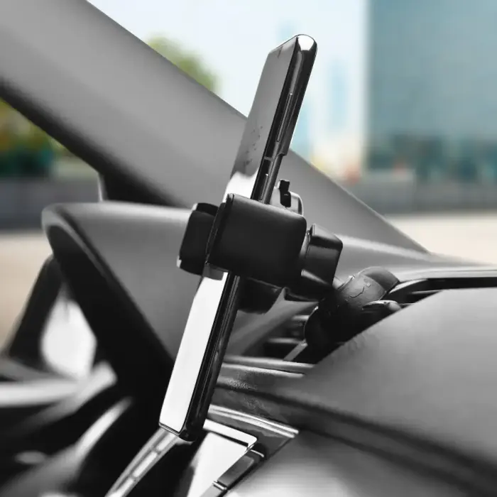 Car phone holder Forcell F-Grip Carbon H-CF509 air vent black Photo