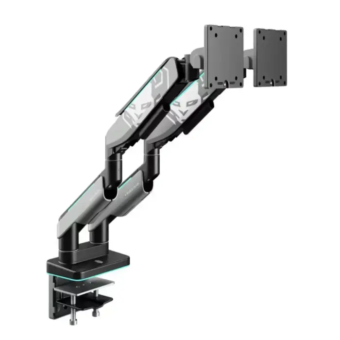Diablo RGB X-Arm Dual 35" Dual Monitor Mount grey and black