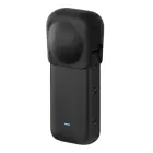 Silicone protective lens cover Puluz for Insta360 X3 (black) Foto 5