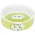 Bļoda dzīvniekiem, keramika - Trixie Bowl, Hello comic hamster, ceramic, 90 ml|ø 8 cm Foto 1