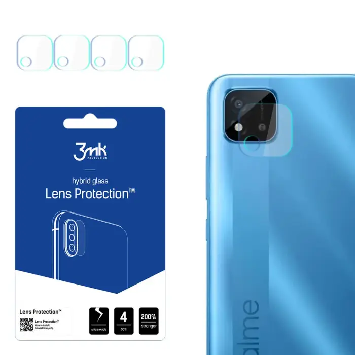 Realme C11 2021 - 3mk Lens Protection™ screen protector Фото num