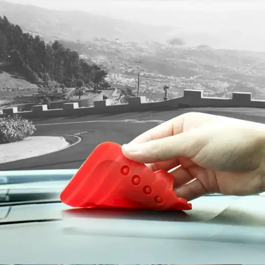 Silicone Car Phone Holder Dashboard Desktop Stand black Foto 4