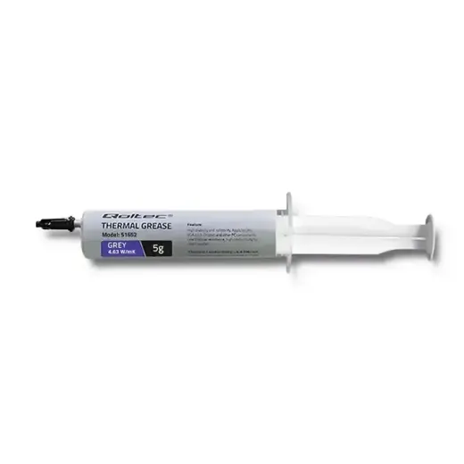 Qoltec Thermal grease 4.63 W/m-K | 5g | Grey