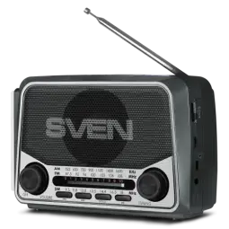 Skaļrunis Sven SRP-150 FM,AM,SW Radio Bluetooth Grey