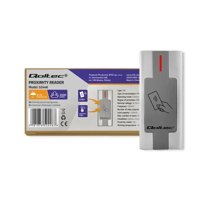 Qoltec Proximity card and key fob reader Foto 7