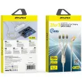 AWEI CL-228 3-in-1 data transfer and charging cable | USB-C to Lightning | 100W | with LED display | 1.5m | black — Photo 2