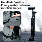 Rockbros 42310006001 bicycle pump with pressure gauge - black Foto 2