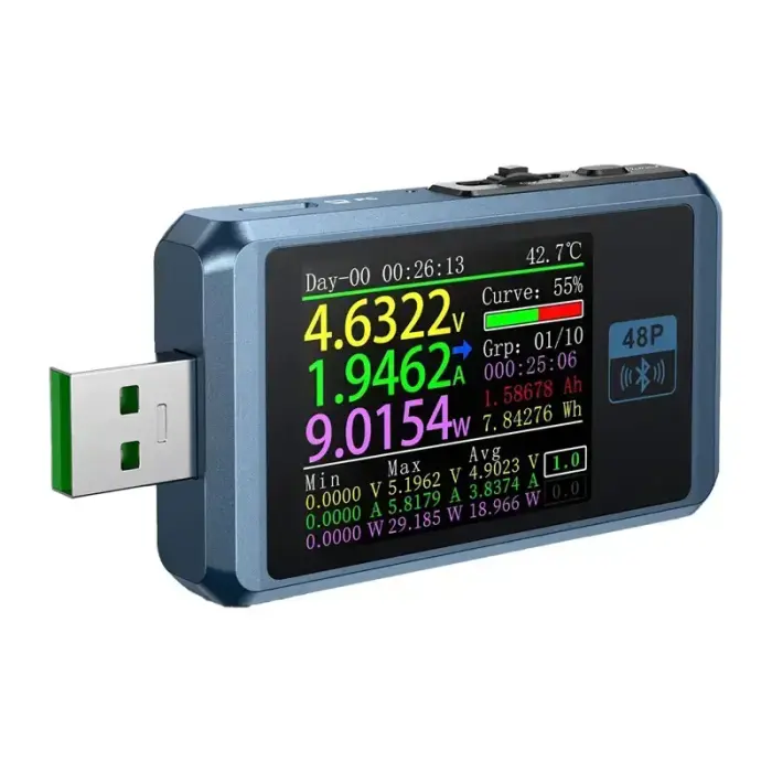 FNIRSI FNB48P BT USB port tester with Bluetooth
