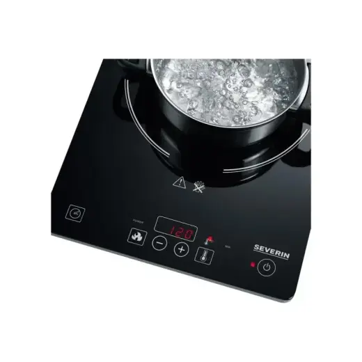 Severin Single Hotplate black Schwarz KP 1071 (KP1071) Foto 2