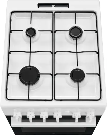Electrolux gāzes plīts, 50cm, balta Photo