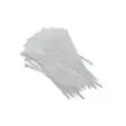 Qoltec Self-locking cable tie | 3.6*100 mm | 100 pcs. | Nylon66 | UV | White Foto 12