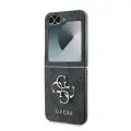 Guess Leather 4G Metal Logo Case for Samsung Galaxy Z Flip 6 - Black Foto 6
