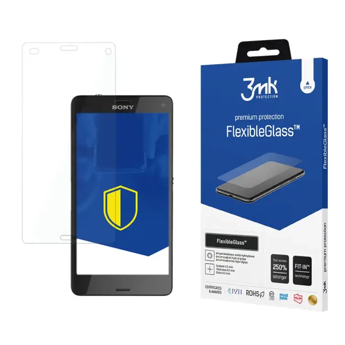 Sony Xperia Z3 Compact D5803 - 3mk FlexibleGlass™ screen protector Foto 1