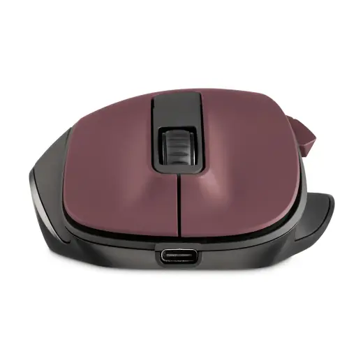Hama MW-500 V2 Wireless Mouse with Battery - Burgundy Фото num