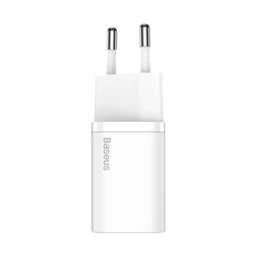 Baseus Super Si зарядное устройство | 25W | USB-C | с проводом USB-C на USB-C в комплекте | белое Фото num