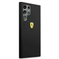 Ferrari Liquid Silicone Metal Logo Case for Samsung Galaxy S22 Ultra Black Foto 4