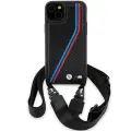 BMW BMHCP15M23PSVTK iPhone 15 Plus | 14 Plus 6.7" czarny|black hardcase M Edition Carbon Tricolor Lines & Strap Foto 2