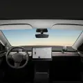 Electric car holder with solar panel for Tesla Model 3 | Y Baseus T-Space - black Foto 2