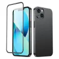 Joyroom 360 Full Case front and back cover for iPhone 13 + tempered glass screen protector black (JR-BP927 black) Фото num