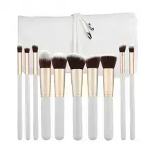 MIMO Makeup Brush Set Kabuki White (10 pcs )