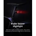Rockbros Q3 rear bicycle lamp with intelligent stop system - black Photo
