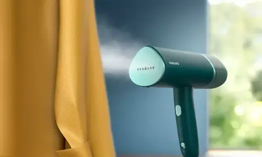 PHILIPS rokas tvaika gludināšanas ierīce, 1000W, zilganzaļš Photo