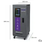 Qoltec Three-phase AVR MULTIPROTECTION voltage stabiliser | 10kVA | Accuracy ± 3% | 3-phase servo motor | LCD — Foto 14
