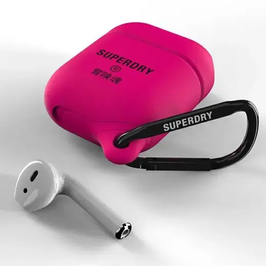 SuperDry AirPods Cover Waterproof różowy |pink Foto 3