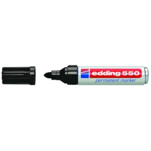 Edding 550 Perm Marker Black Schwarz (4-550001) (4550001) Foto 2