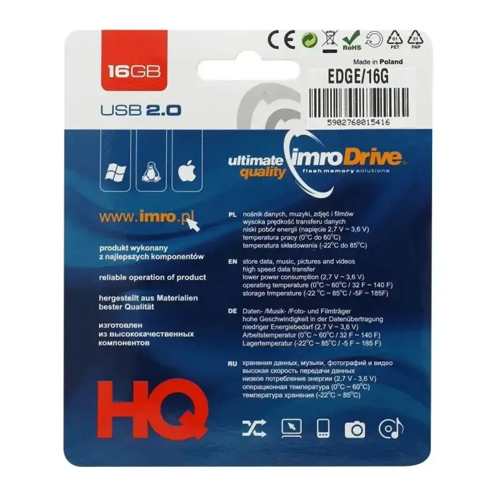 IMRO pendrive EDGE 16GB USB2.0 Foto 2