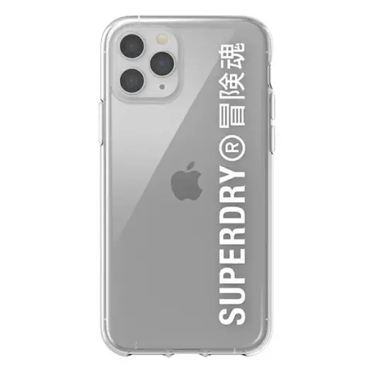 SuperDry Snap iPhone 11 Pro Max Clear Ca se biały|white 41580 Foto 2