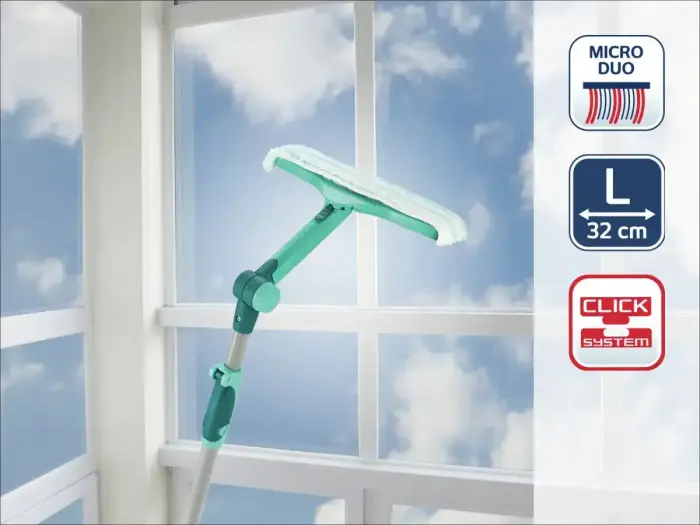 LEIFHEIT Щетка для окон с телескопической ручкой  110-190 см Window & Frame Cleaner L Фото num
