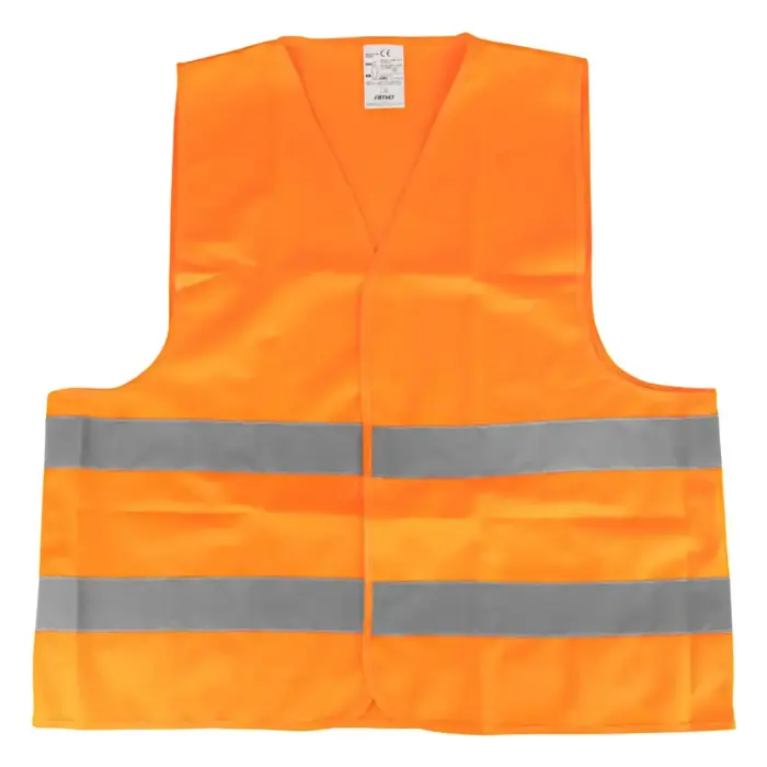 Drošības veste XL, oranža, ar sertifikātu AMIO-01735