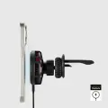 Smartphone holder with inductive charger SBS TESUPFANWIR15W 15W for air vent, with cooling - black Фото num