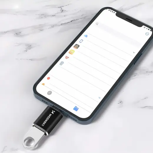 Wozinsky WALA-01 Lightning to USB-A OTG Adapter - Black Foto 9