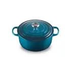 Le Creuset Cast iron pot round Ø26cm / 5,3L blue Photo