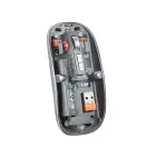 Cliptec Computer mouse Transparent RZS630 wireless optical 1600DPI — Foto 1