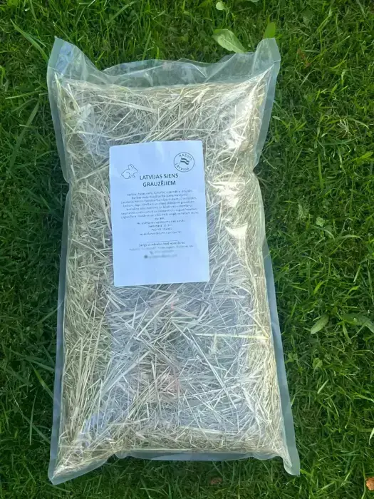 Latvian Hay for Rodents 0.5 kg — natural meadow hay for rodents