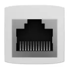 Network coupler Ethernet RJ-45 cable connector Baseus AirJoy Series 10 pcs - white Фото num