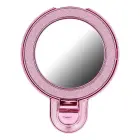 Phone stand CIRCLE MIRROR - stick-on - pink — Foto 1