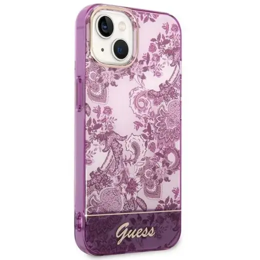 Guess GUHCP14MHGPLHF iPhone 14 Plus 6,7" fuksja|fuschia hardcase Porcelain Collection Фото num