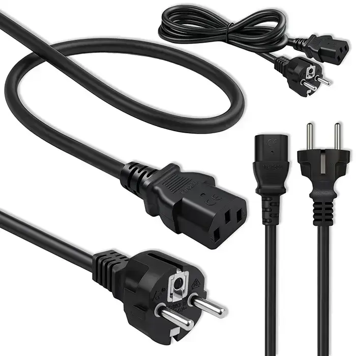 Qoltec Power cable SCHUKO | IEC C13 | CEE 7/7 | 3x1.00mm² | Pure copper Cu | 1.5m Фото num