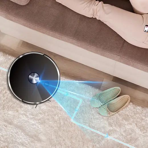 UWANT U100 Robot Vacuum Cleaner with Mop Function + Charging|Cleaning Station - Black Foto 11