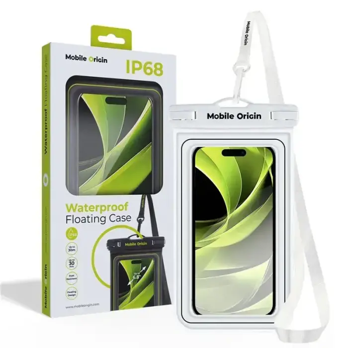 Mobile Origin Waterproof Floating Case 6,8", white/black