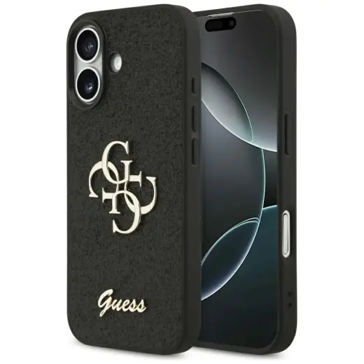 Guess 4G Strap чехол для телефона iPhone 17 черный